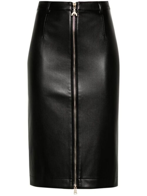 Leather Long Skirt For Women KL 10015