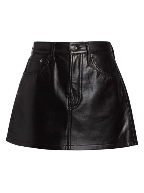 Leather Short Skirt For Women KL 10013