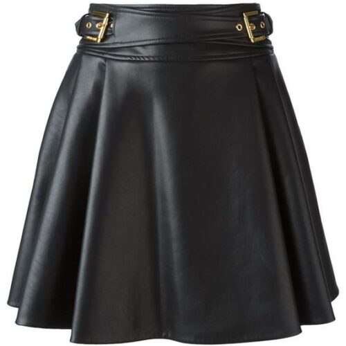 Leather Short Skirt For Women KL 10011